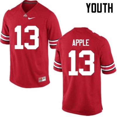 Youth Ohio State Buckeyes #13 Eli Apple Red Nike NCAA College Football Jersey For Fans OHV2844WC